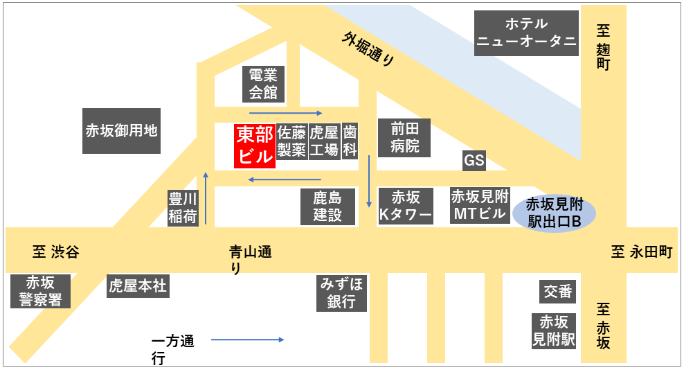 東部ビル周辺図